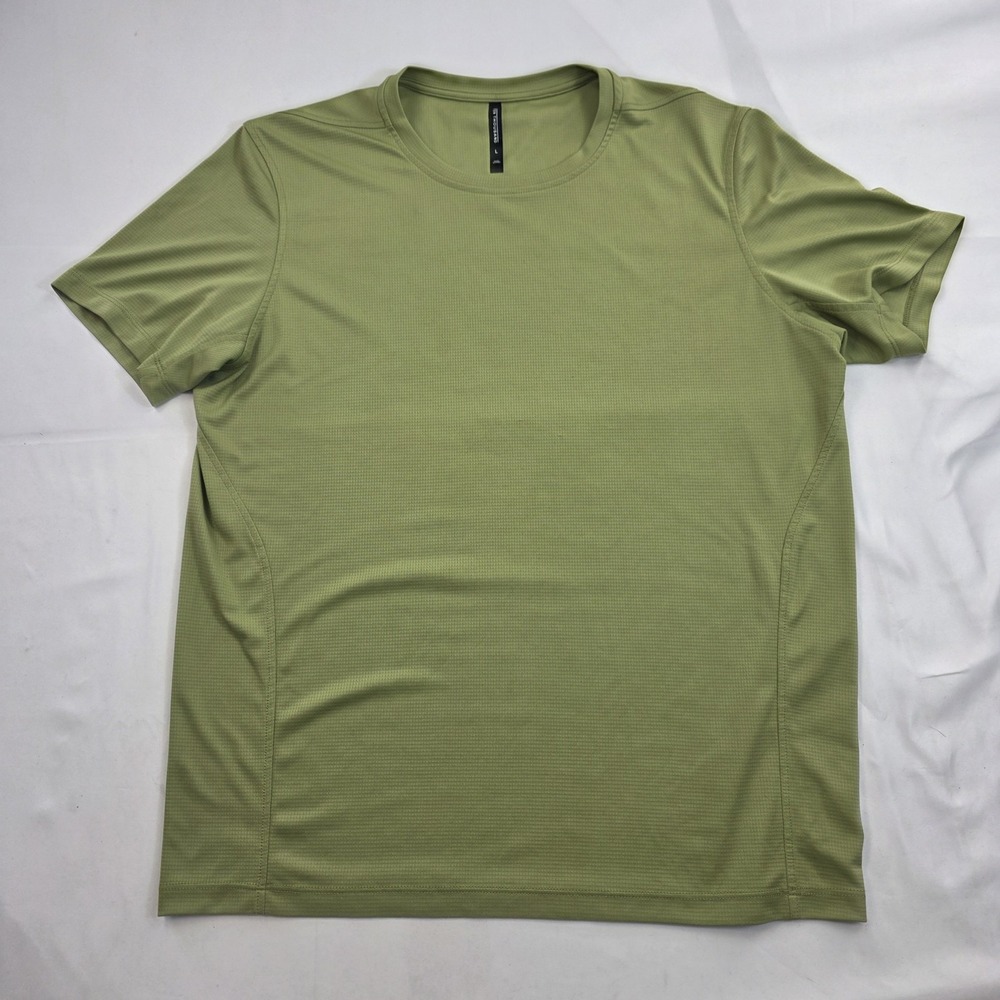 Ten Thousand Distance Shirt Mens Large Green Short Sleeve Running Tee Athletic